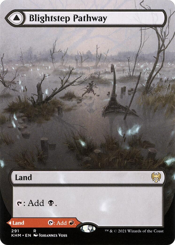 Image for Blightstep Pathway (Borderless) (Kaldheim) (291) - Magic: The Gathering