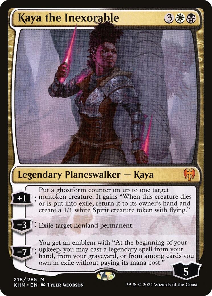 Image for Kaya the Inexorable (Kaldheim) (218) - Magic: The Gathering