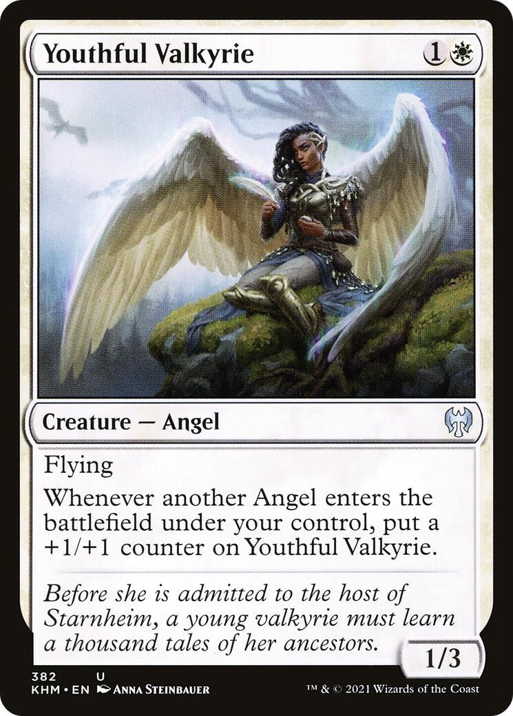 Image for Youthful Valkyrie (Kaldheim) (382) - Magic: The Gathering