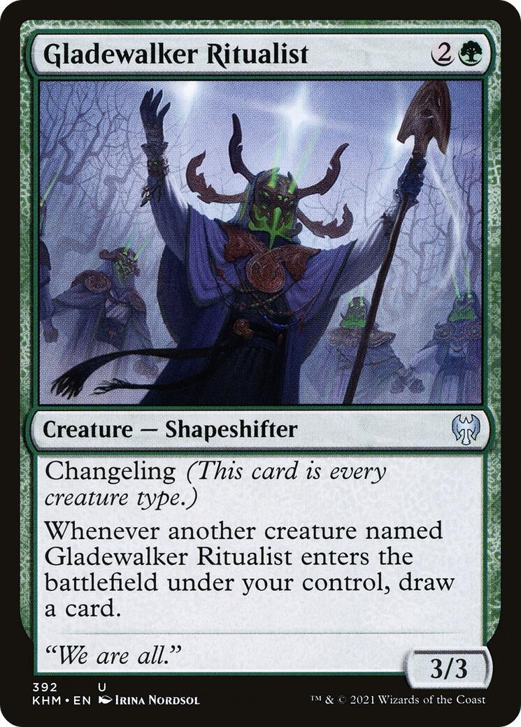 Image for Gladewalker Ritualist (Kaldheim) (392) - Magic: The Gathering