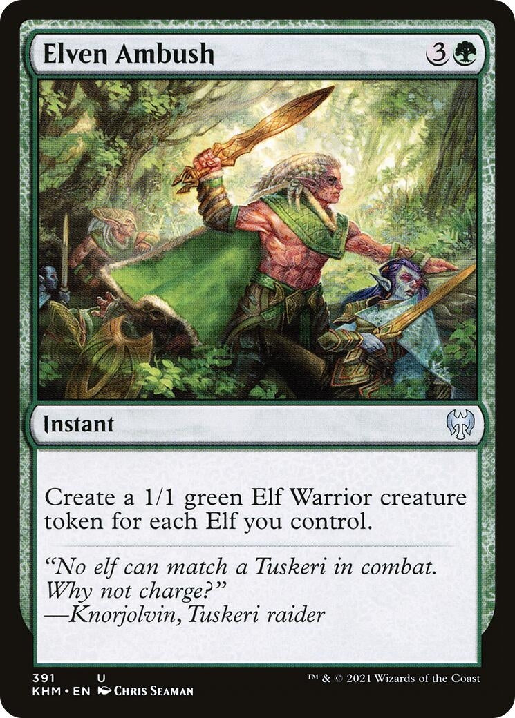 Image for Elven Ambush (Kaldheim) (391) - Magic: The Gathering