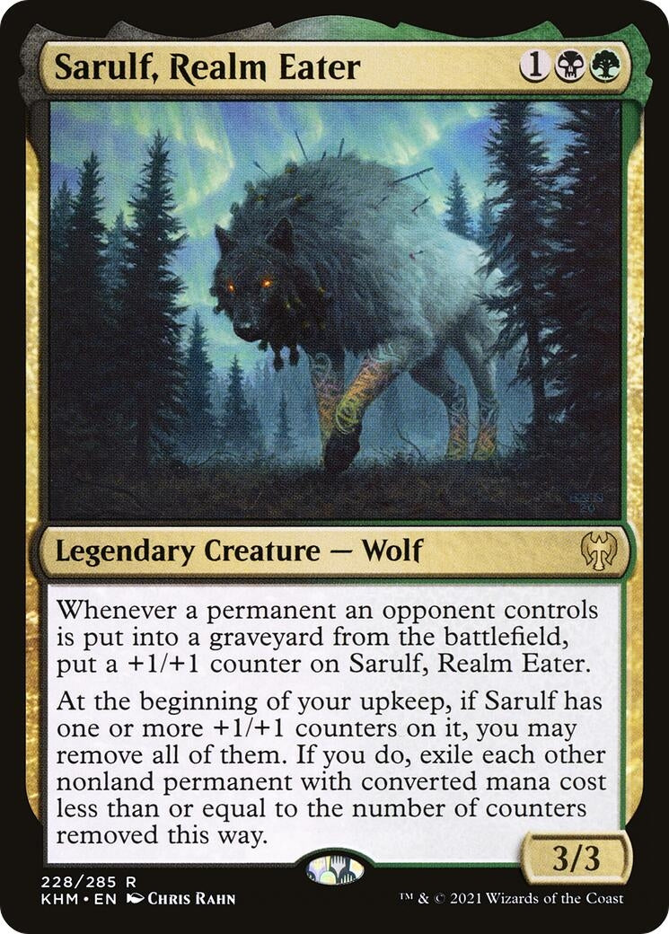 Image for Sarulf, Realm Eater (Kaldheim) (228) - Magic: The Gathering
