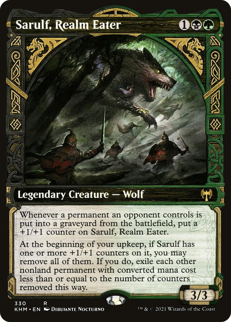 Image for Sarulf, Realm Eater (Showcase) (Kaldheim) (330) - Magic: The Gathering