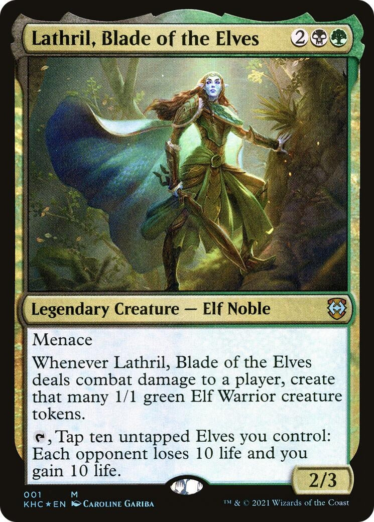 Image for Lathril, Blade of the Elves (Commander: Kaldheim) (1) - Magic: The Gathering