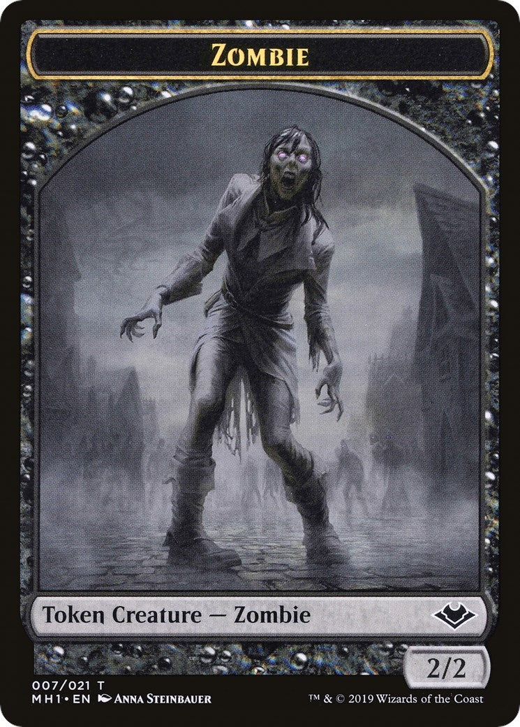 Image for Zombie // Golem Double-Sided Token (Modern Horizons) (7 // 18) - Magic: The Gathering