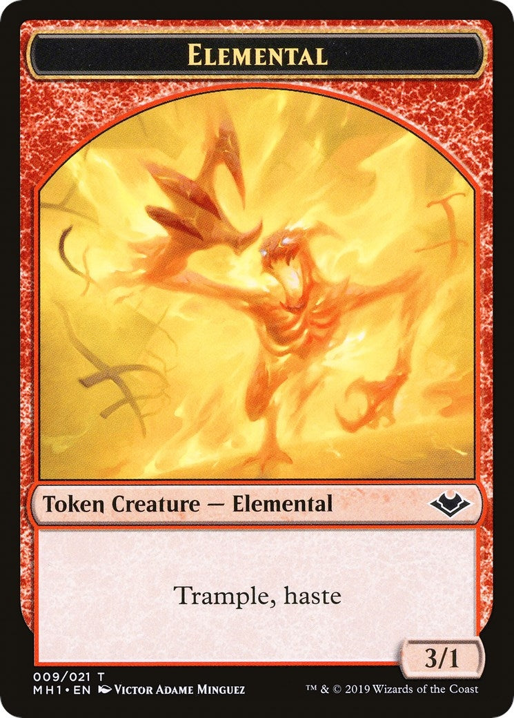 Image for Elemental (009) // Spirit Double-Sided Token (Modern Horizons) (9 // 16) - Magic: The Gathering