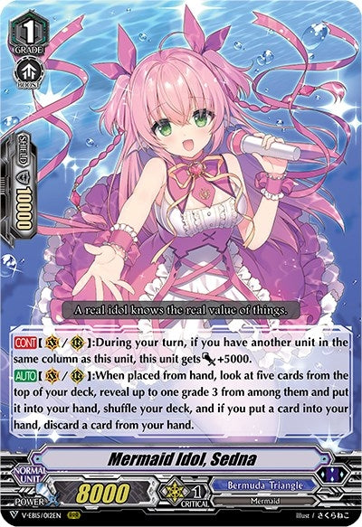 Image for Mermaid Idol, Sedna (V-EB15: Twinkle Melody) (V-EB15/012EN) - Cardfight Vanguard