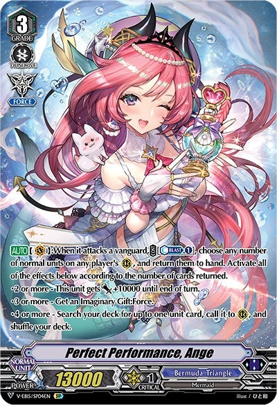 Image for Perfect Performance, Ange (SP) (V-EB15: Twinkle Melody) (V-EB15/SP04EN) - Cardfight Vanguard