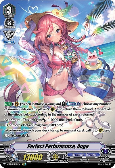 Image for Perfect Performance, Ange (Swimsuit SP) (V-EB15: Twinkle Melody) (V-EB15/SP21EN) - Cardfight Vanguard