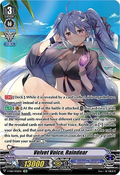 Image for Velvet Voice, Raindear (Swimsuit SP) (V-EB15: Twinkle Melody) (V-EB15/SP26EN) - Cardfight Vanguard