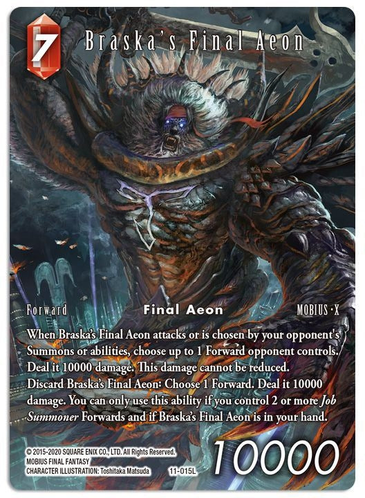 Image for Braska's Final Aeon (Full Art) (FF: Promo Cards) (PR-084/11-015L) - Final Fantasy TCG