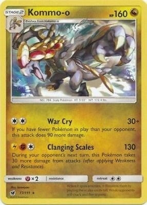 Image for Kommo-o - 77/111 (Cracked Ice Holo) (Deck Exclusives) (077/111) - Pokemon