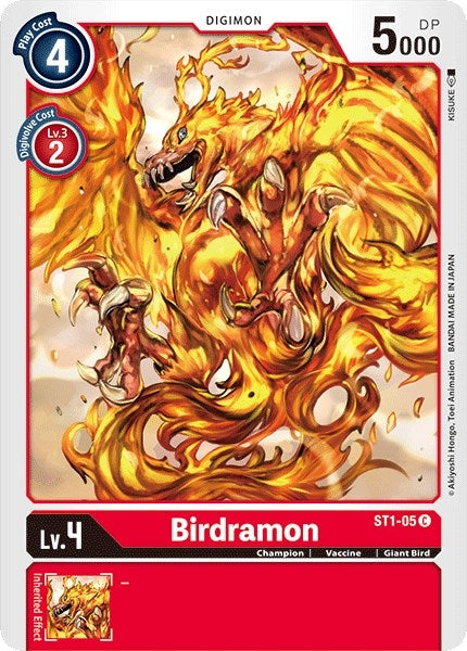 Image for Birdramon (ST1-05 C) [Starter Deck 01: Gaia Red]