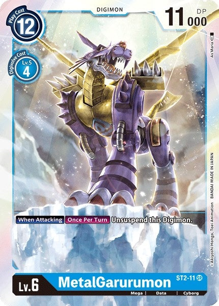 Image for MetalGarurumon (ST-2) (ST2-11 SR) - Digimon Card Game