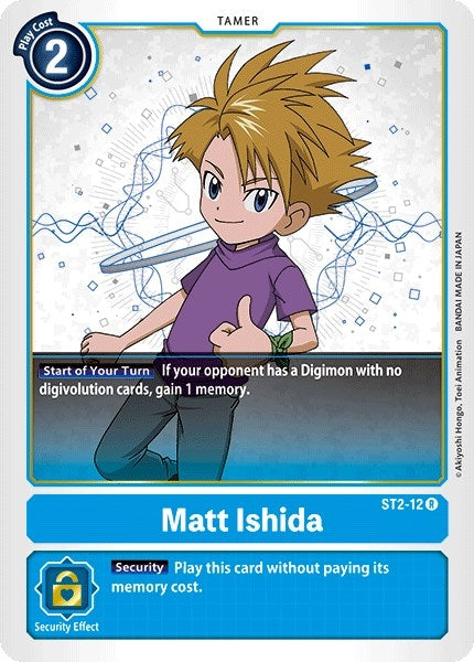 Image for Matt Ishida (ST-2) (ST2-12 R) - Digimon Card Game