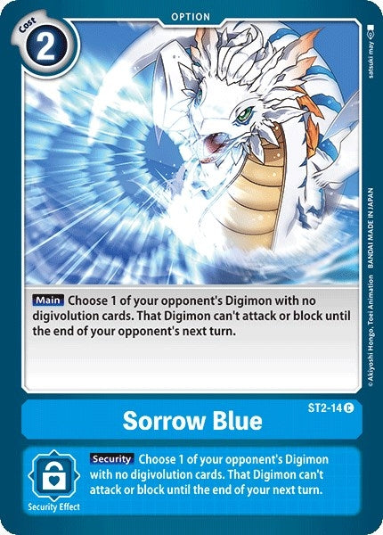 Image for Sorrow Blue (ST-2) (ST2-14 C) - Digimon Card Game