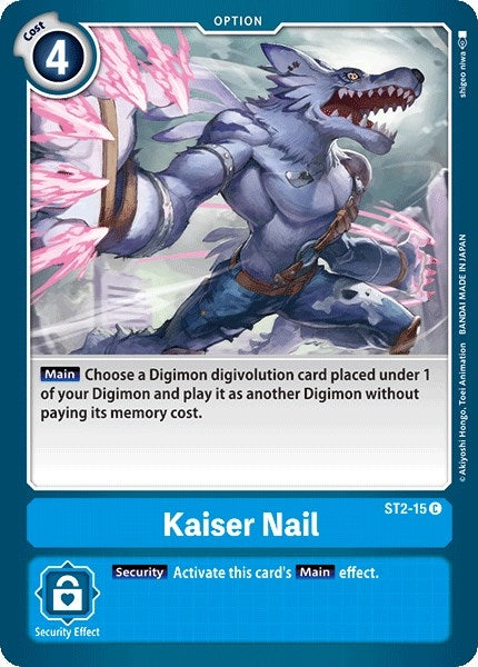 Image for Kaiser Nail (ST-2) (ST2-15 C) - Digimon Card Game