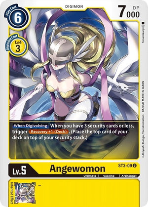 Image for Angewomon (ST-3) (ST3-09 U) - Digimon Card Game