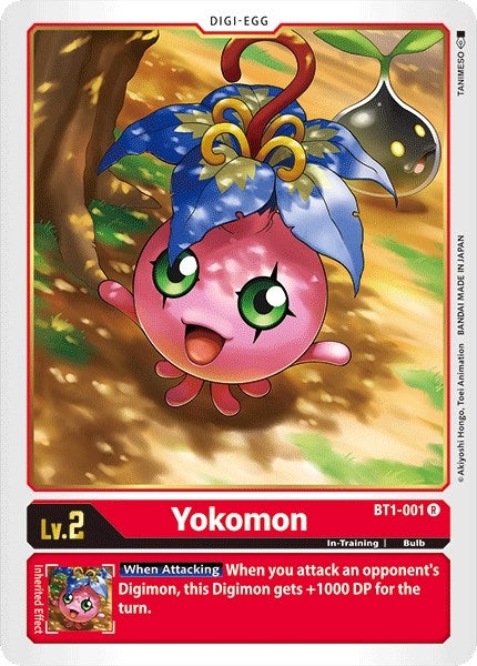 Image for Yokomon (BT01-03A) (BT1-001 R) - Digimon Card Game