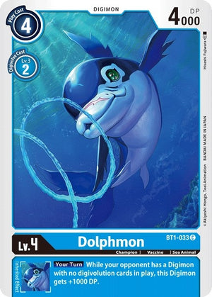 Image for Dolphmon (BT01-03A) (BT1-033 C) - Digimon Card Game