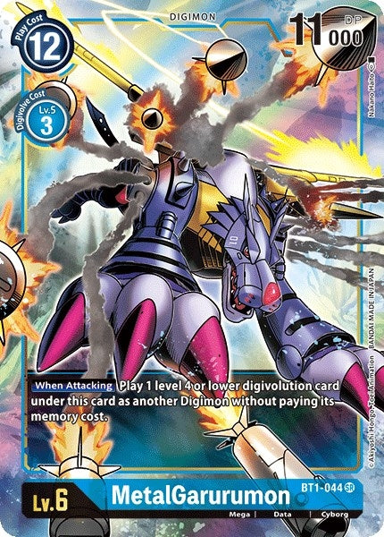 Image for MetalGarurumon - BT1-044 (Alternate Art) (BT01-03A) (BT1-044 SR) - Digimon Card Game