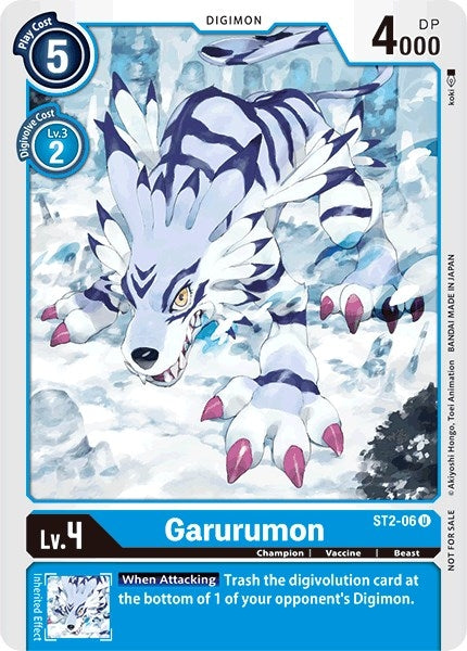 Image for Garurumon - ST2-06 (Tamer Party Promo) (ST-2) (ST2-06 U) - Digimon Card Game