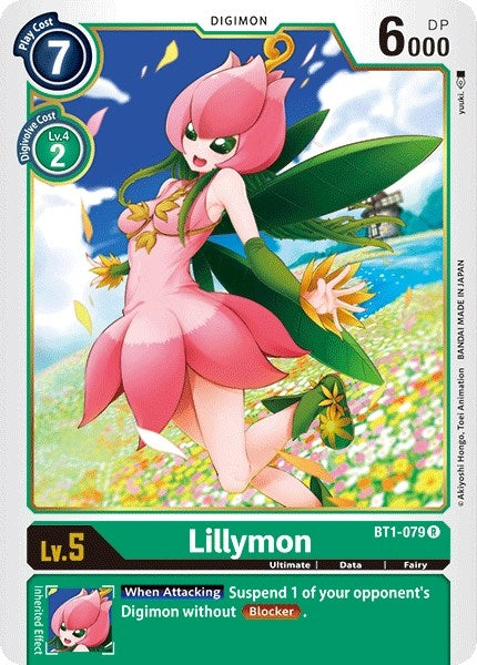 Image for Lillymon (BT01-03A) (BT1-079 R) - Digimon Card Game