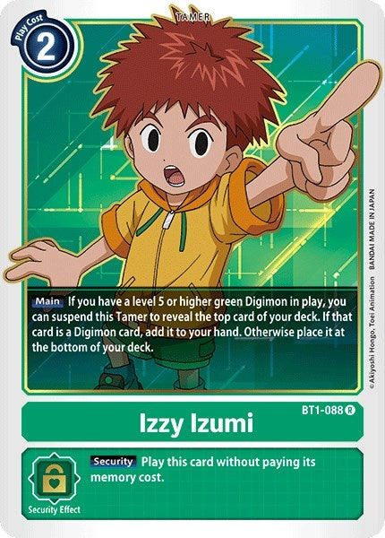 Image for Izzy Izumi (BT01-03A) (BT1-088 R) - Digimon Card Game