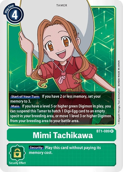 Image for Mimi Tachikawa - BT1-089 (BT01-03A) (BT1-089 R) - Digimon Card Game