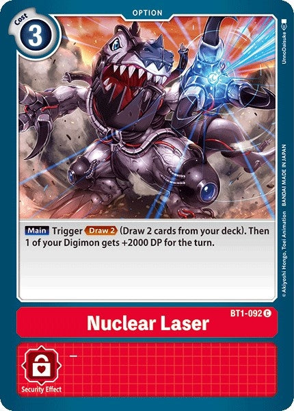 Image for Nuclear Laser (BT01-03A) (BT1-092 C) - Digimon Card Game