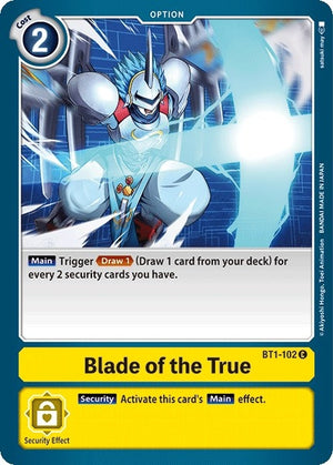 Image for Blade of the True (BT01-03A) (BT1-102 C) - Digimon Card Game