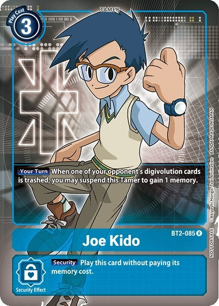 Image for Joe Kido (Box Topper) (BT01-03A) (BT2-085 R) - Digimon Card Game