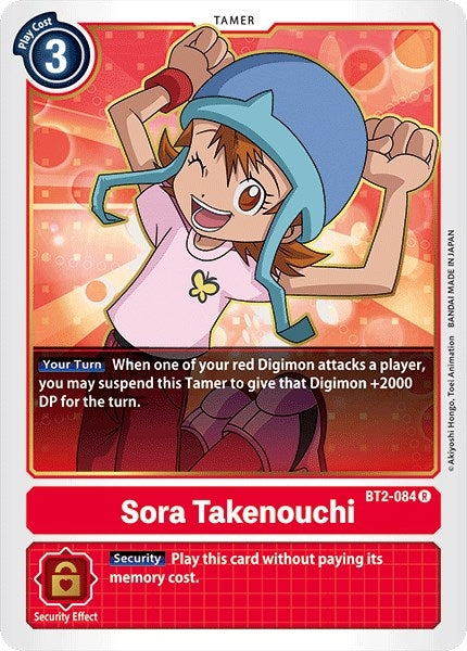Image for Sora Takenouchi (BT01-03A) (BT2-084 R) - Digimon Card Game