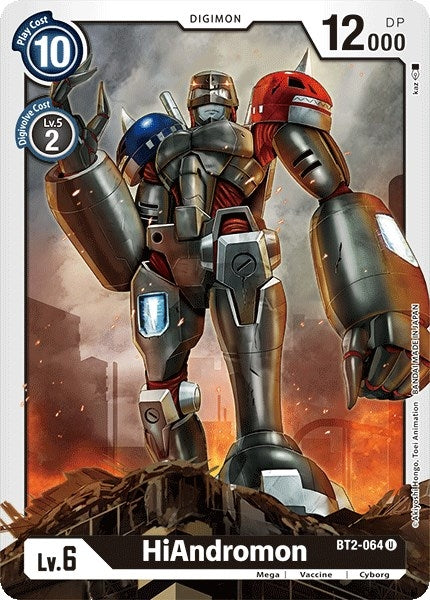 Image for HiAndromon (BT01-03A) (BT2-064 U) - Digimon Card Game
