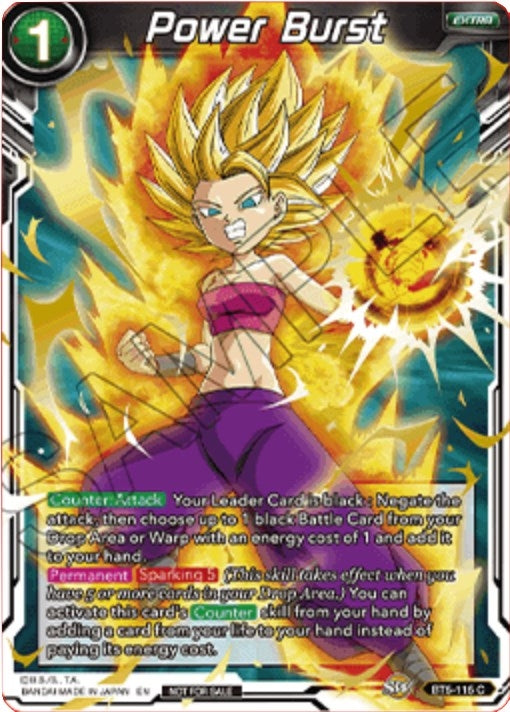 Image for Power Burst (Gold Stamped) (Tournament Promotion Cards) (BT5-115) - Dragon Ball Super: Masters