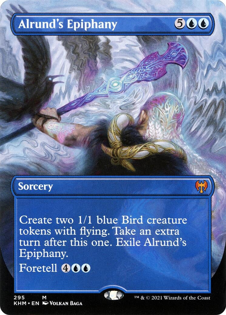 Image for Alrund's Epiphany (Borderless) (Kaldheim) (295) - Magic: The Gathering