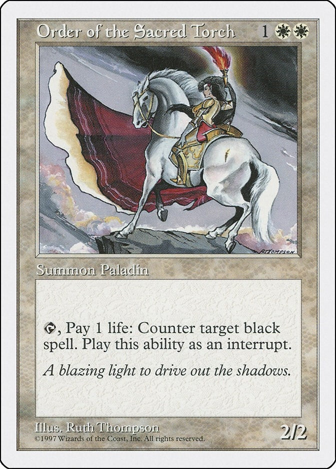 Image for Order of the Sacred Torch (Fifth Edition) - Magic: The Gathering