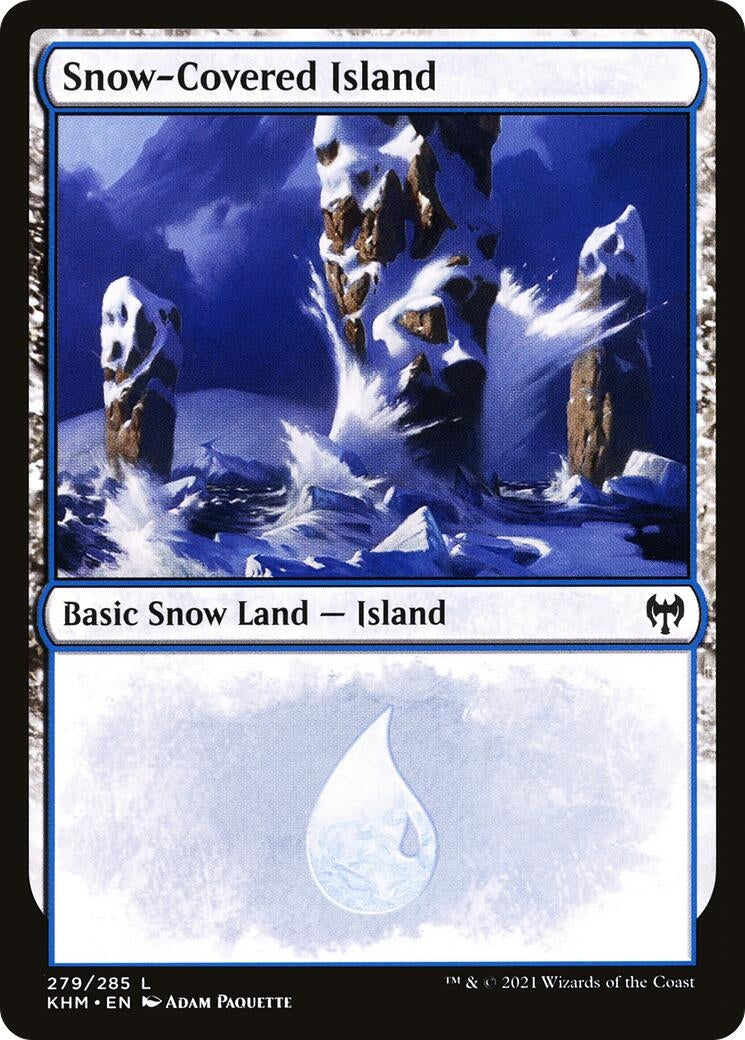 Image for Snow-Covered Island (279) (Kaldheim) (279) - Magic: The Gathering