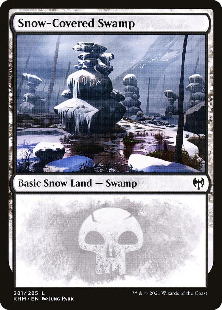 Image for Snow-Covered Swamp (281) (Kaldheim) (281) - Magic: The Gathering