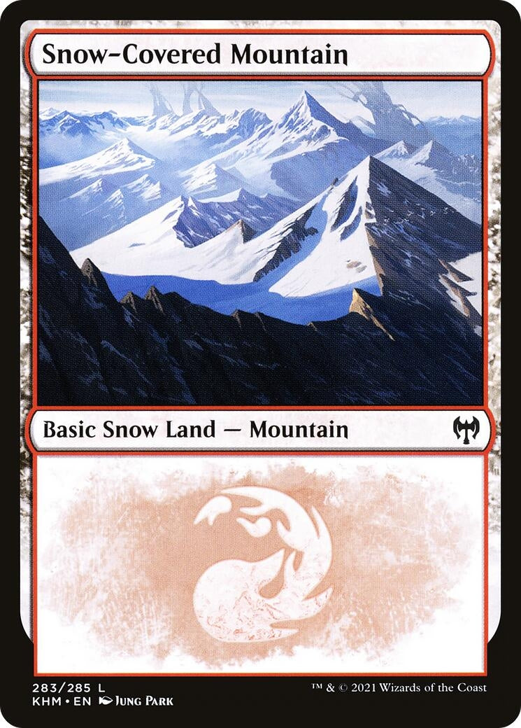 Image for Snow-Covered Mountain (283) (Kaldheim) (283) - Magic: The Gathering