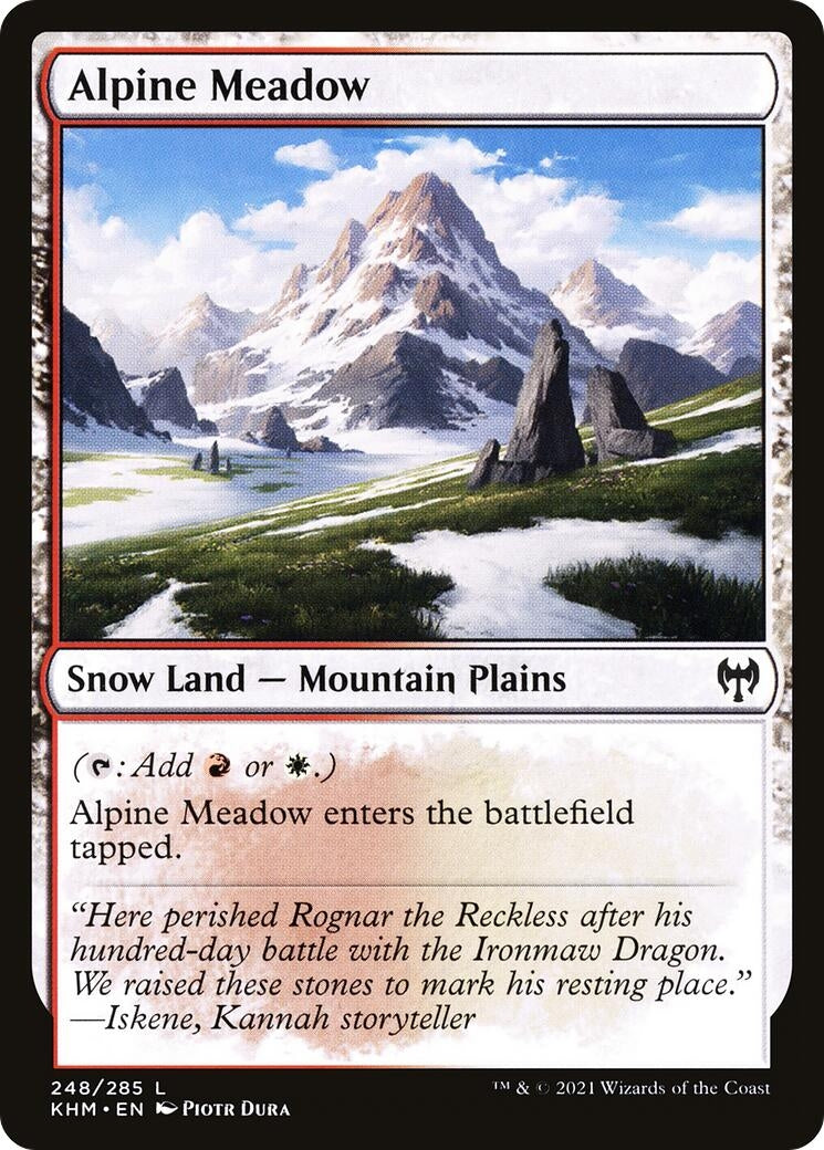 Image for Alpine Meadow (Kaldheim) (248) - Magic: The Gathering