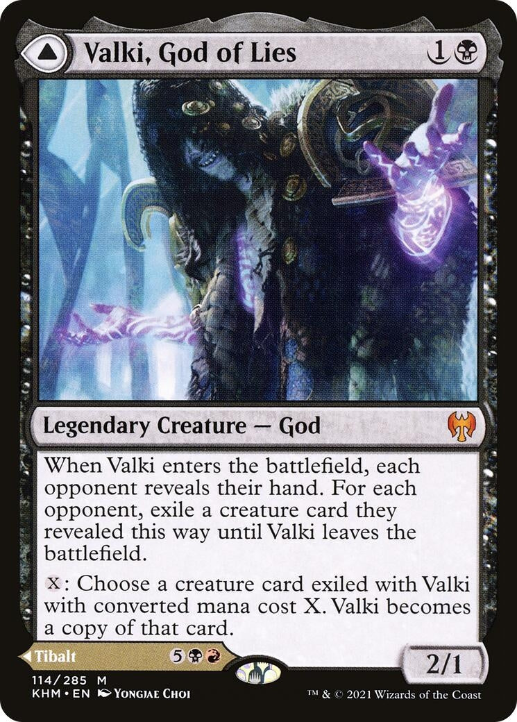 Image for Valki, God of Lies (Kaldheim) (114) - Magic: The Gathering