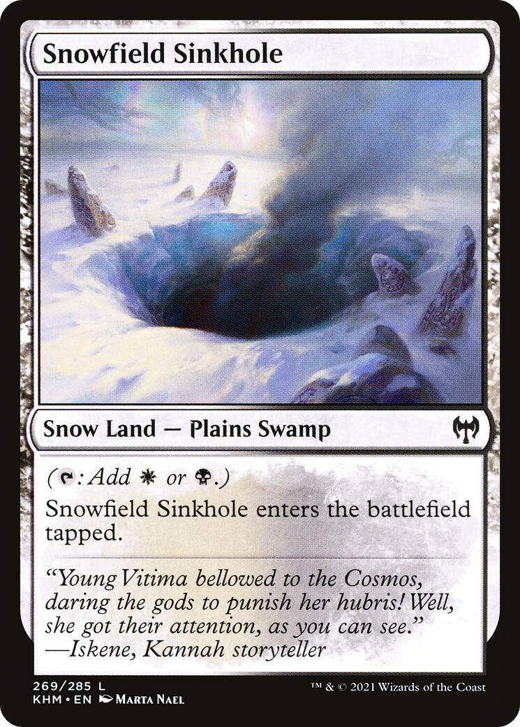 Image for Snowfield Sinkhole (Kaldheim) (269) - Magic: The Gathering