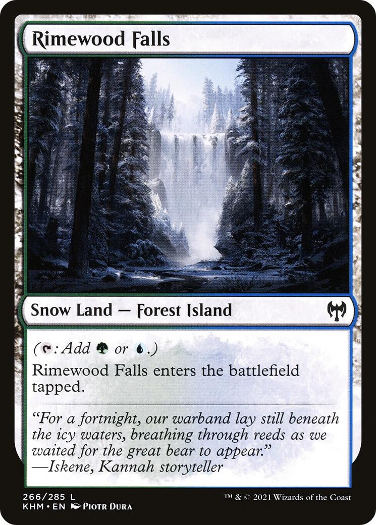 Image for Rimewood Falls (Kaldheim) (266) - Magic: The Gathering