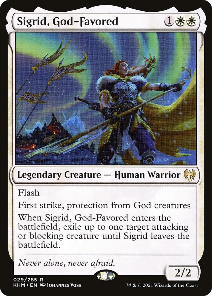 Image for Sigrid, God-Favored (Kaldheim) (29) - Magic: The Gathering