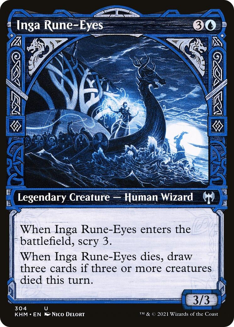 Image for Inga Rune-Eyes (Showcase) (Kaldheim) (304) - Magic: The Gathering