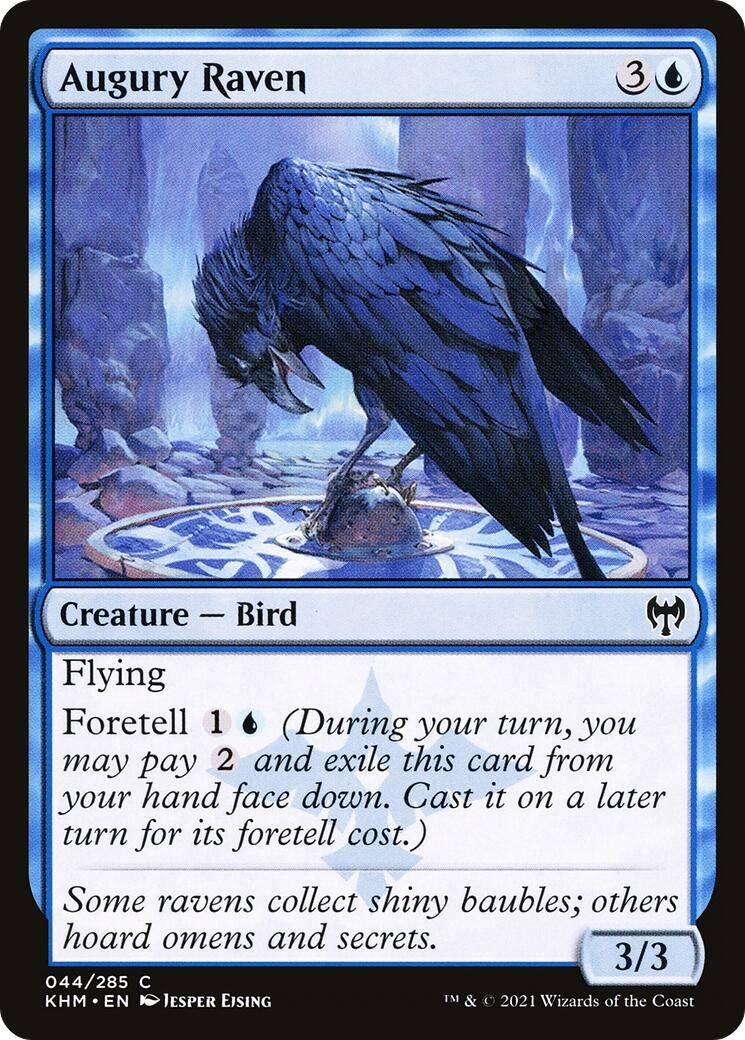 Image for Augury Raven (Kaldheim) (44) - Magic: The Gathering