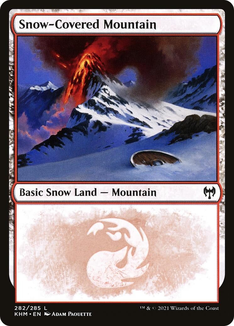 Image for Snow-Covered Mountain (282) (Kaldheim) (282) - Magic: The Gathering