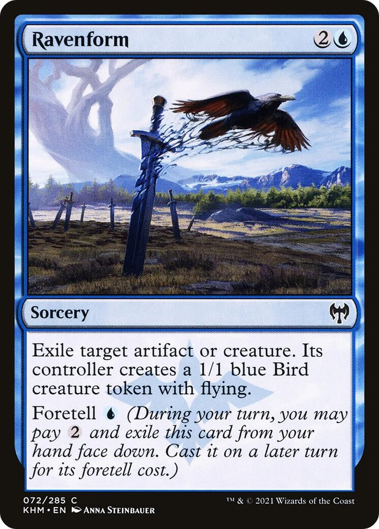 Image for Ravenform (Kaldheim) (72) - Magic: The Gathering