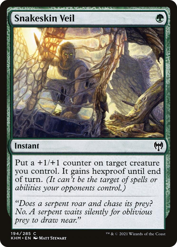 Image for Snakeskin Veil (Kaldheim) (194) - Magic: The Gathering